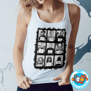 LADIES TANK TOP, HORROR LADIES TANK TOP, MUGSHOTS LADIES TANK TOP