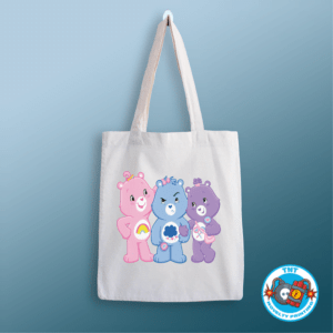 TOTE BAG, CARE BEARS TOTE BAG