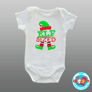 BABY ROMPER, ROMPER, CHRISTMAS ROMPER, SANTAS LITTLE HELPER ROMPER, ELF SIZED ROMPER