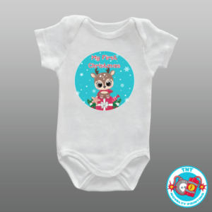 BABY ROMPER, ROMPER, CHRISTMAS ROMPER, MY FIRST CHRISTMAS ROMPER, XMAS ROMPER