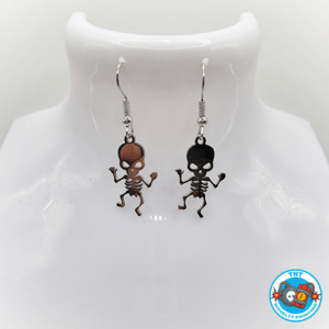 EARINGS, EARINGS DANCING SKELETON, EARINGS SKELETON