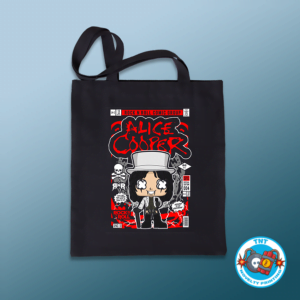 TOTE BAG, ALICE COOPER TOTE BAG, ROCK N ROLL TOTE BAG