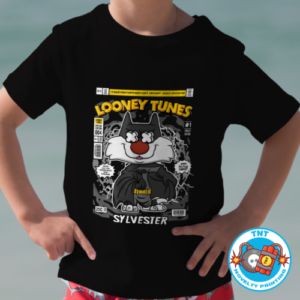 BOYS SHIRT, LOONEY TUNES SHIRT, SYLVESTER SHIRT, CARTOON SHIRT, FUNKO SHIRT