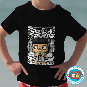 BOYS SHIRT, STREET FIGHTER SHIRT, RYU STREET FIGHTER SHIRT, KUNG FU SHIRT, MARTIAL ARTS SHIRT, RETRO SHIRT, GAMER SHIRT, FUNKO SHIRT