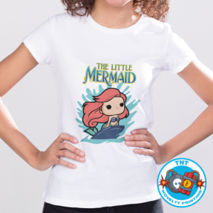 GIRLS SHIRT, LITTLE MERMAID SHIRT, FUNKO SHIRT