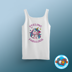 GIRLS TANK TOP, UNICORN TANK TOP, FABULOUS TANK TOP, FUNNY TANK TOP, WITTY TANK TOP