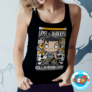 LADIES TANK TOP, ARMY OF DARKNESS TANK TOP, EVIL DEAD TANK TOP, ASH REVENGE TANK TOP, FUNKO TANK TOP, HORROR TANK TOP