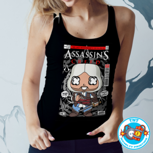 LADIES TANK TOP, ASSASSINS CREED TANK TOP, FUNKO TANK TOP, GAMER TANK TOP, ASSASSIN TANK TOP