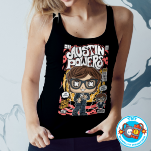 LADIES TANK TOP, AUSTIN POWERS TANK TOP, GROOVY TANK TOP, DISCO TANK TOP, FUNKO TANK TOP