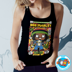 LADIES TANK TOP, BOB MARLEY TANK TOP, FUNKO TANK TOP, WEED TANK TOP, GET UP STAND UP TANK TOP, REGGAE TANK TOP