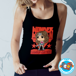 LADIES TANK TOP, WONDER WOMAN TANK TOP, DAWN OF JUSTICE TANK TOP, DC COMICS TANK TOP, COMIC TANK TOP, FUNKO TANK TOP, SUPERHERO TANK TOP