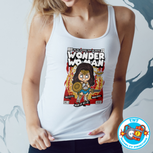 LADIES TANK TOP, WONDER WOMAN TANK TOP, FUNKO TANK TOP, DC COMICS TANK TOP, COMIC TANK TOP, SUPERHERO TANK TOP