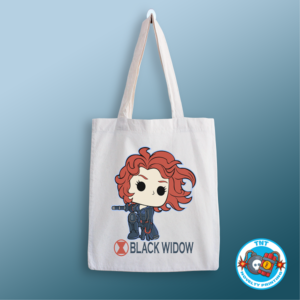 TOTE BAG, BLACK WIDOW TOTE BAG, MARVEL TOTE BAG, COMICS TOTE BAG, SUPERHERO TOTE BAG, FUNKO TOTE BAG