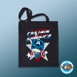 COOLER, CAPTAIN AMERICA TOTE BAG, FUNKO TOTE BAG, MARVEL TOTE BAG, AVENGERS TOTE BAG, SUPERHERO TOTE BAG