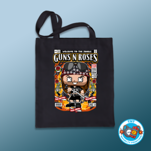 TOTE BAG, GUNS N ROSES TOTE BAG, AXL ROSE TOTE BAG, FUNKO TOTE BAG, ROCK TOTE BAG, 90S TOTE BAG