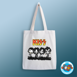 TOTE BAG, KISS TOTE BAG, ROCK TOTE BAG, METAL TOTE BAG, FUNKO TOTE BAG