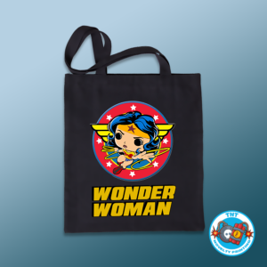 TOTE BAG, WONDER WOMAN TOTE BAG, SUPERHERO TOTE BAG, FUNKO TOTE BAG, DC COMICS TOTE BAG, COMIC TOTE BAG