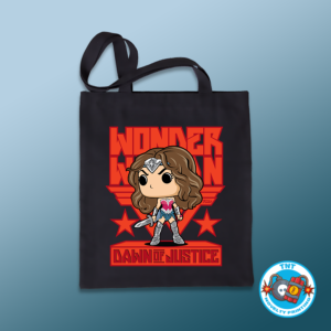 TOTE BAG, WONDER WOMAN TOTE BAG, SUPERHERO TOTE BAG, FUNKO TOTE BAG, DC COMICS TOTE BAG, COMIC TOTE BAG