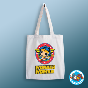 TOTE BAG, WONDER WOMAN TOTE BAG, SUPERHERO TOTE BAG, FUNKO TOTE BAG, DC COMICS TOTE BAG, COMIC TOTE BAG