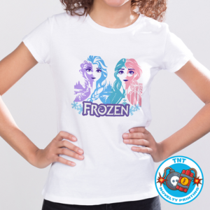 GIRLS SHIRT, FROZEN SHIRT, ANNA AND ELSA SHIRT,