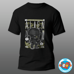 MENS SHIRT, ALIEN SHIRT, SCI-FI SHIRT, HORROR SHIRT, FUNKO SHIRT