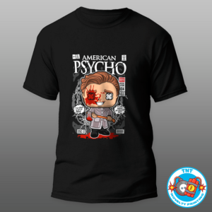 MENS SHIRT, AMERICAN PSYCHO SHIRT, HORROR SHIRT, FUNKO SHIRT