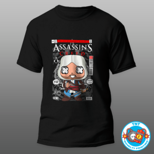 MENS SHIRT, ASSASSINS CREED SHIRT, FUNKO SHIRT, GAMER SHIRT