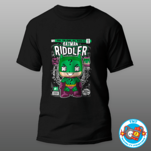 MENS SHIRT, RIDDLER SHIRT, VILLIAN SHIRT, BATMAN SHIRT, DC COMICS SHIRT, COMIC SHIRT, FUNKO SHIRT