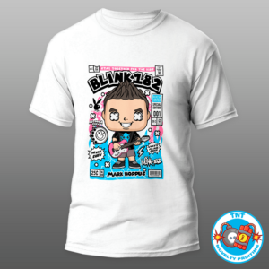 MENS SHIRT, BLINK 182 SHIRT, MARK HOPPUS SHIRT, FUNKO SHIRT, PUNK SHIRT ROCK SHIRT