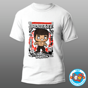 MENS SHIRT, BRUCE LEE SHIRT, KUNG FU SHIRT, MARTIAL ARTS SHIRT, FUNKO SHIRT