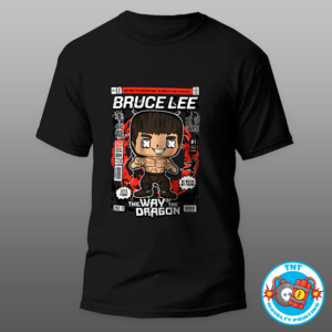 MENS SHIRT, BRUCE LEE SHIRT, KUNG FU SHIRT, MARTIAL ARTS SHIRT, FUNKO SHIRT