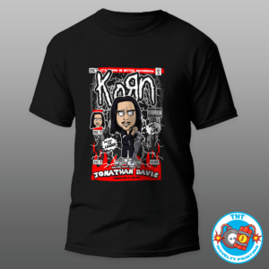 MENS SHIRT, KORN SHIRT, ROCK SHIRT, METAL SHIRT, JONATHAN DAVIS SHIRT, FUNKO SHIRT