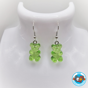 Gummi bear earrings, treats earrings, sweets earrings, lolly earrings,