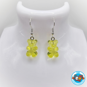 Gummi bear earrings, treats earrings, sweets earrings, lolly earrings,