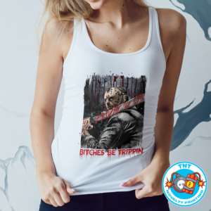 Friday the 13th tank top, Halloween tank top, horror tank top, blood tank top. scary tank top, Jason tank top