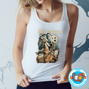 LADIES TANK TOP, HALLOWEEN TANK TOP, MICHAEL MYERS TANK TOP, HORROR TANK TOP, SCARY TANK TOP