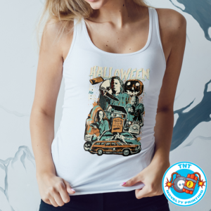 LADIES TANK TOP, HALLOWEEN TANK TOP, MICHAEL MYERS TANK TOP, HORROR TANK TOP, SCARY TANK TOP