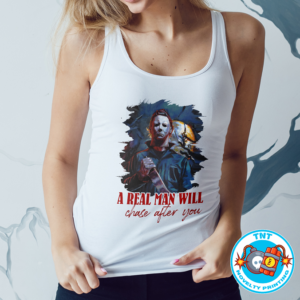 LADIES TANK TOP, MICHAEL MYERS TANK TOP, HORROR TANK TOP, HALLOWEEN TANK TOP, SCARY TANK TOP